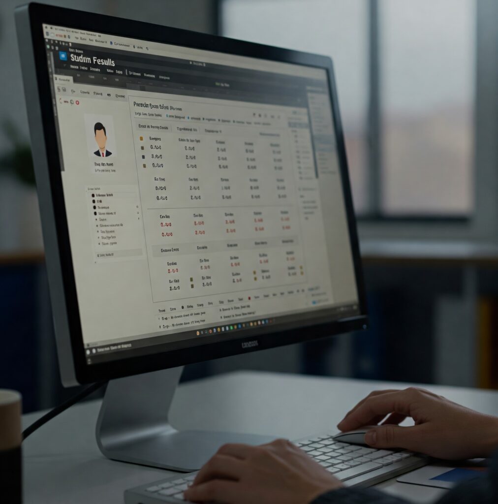 student results dashboard