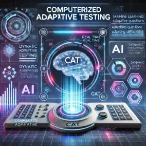 Computerized Adaptive Testing - AI Generated Image